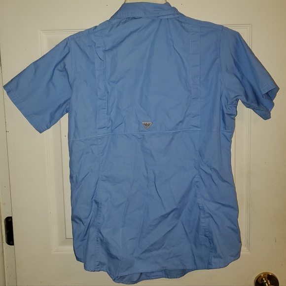 5 for $25 | Columbia PFG Women's Bonehead Button Down Short Sleeve Shirt - Picture 7 of 11